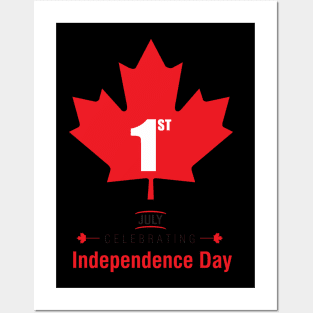 Canada day Posters and Art